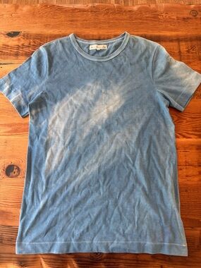 Men's Light Blue Crewneck Short Sleeve Tee